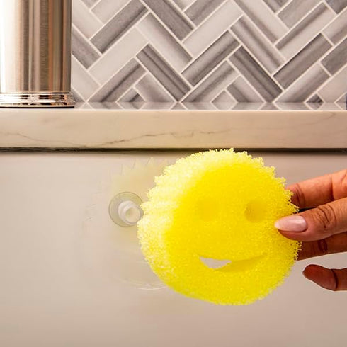 2 Pack Scrub Daddy Holder for Sink Caddy Dish Sponge & Cleaning Organiser, Quick Dry Kitchen Accessory, Bathroom