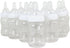 4.25 inch 24 Fillable Plastic Mini Baby Bottles Bulk White Cap Pieces Baby Shower Shower Favors