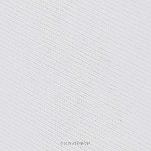 WEEKENDER Fitted Jersey Mattress Protector with Quiet Waterproof Barrier - Full, White