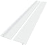 Silicone Stove Counter Gap Cover (2 Pack), Easy Clean Heat Resistant Kitchen Gap Filler, 30 in, White