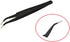Backflow Cone Incense Tweezers, Stainless Steel Curved Pointed Fine Tip Tweezers for Picking Up Backflow Cone Incense