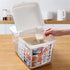 JapanBargain 1825 - Lot of 2 Japanese Rice Storage Containers, 11 LBS, Made in Japan