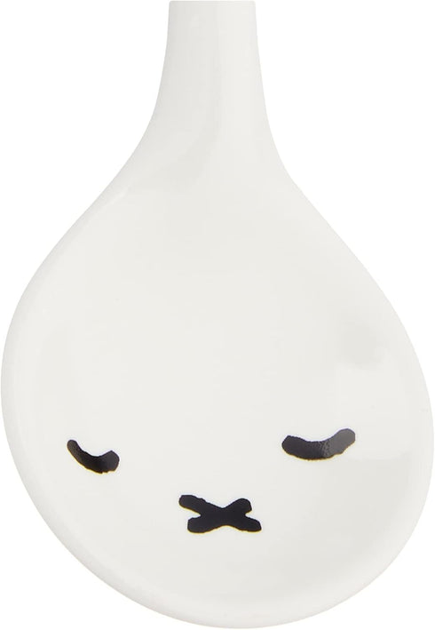 Dick Bruna Miffy Simple Face Ceramic Spoon, 401612, White with Mat Package