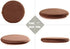 Sigmat Memory Foam Seat Cushion, Anti-slip Soft Round Stool Cushion, Chair Pad 16 Inch, Camel