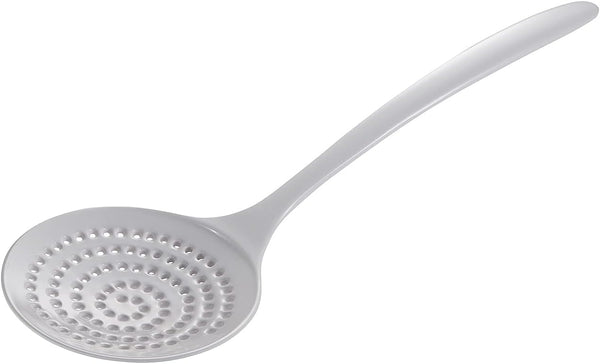 Melamine Skimmer, 12.5", White, Set of 2