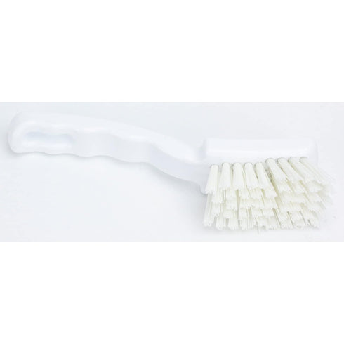 SPARTA 41395EC02 Plastic Scrub Brush, Detail Kitchen Brush with Hanging Hole, 7 Inches, White (Pack of 6)