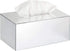 JackCubeDesign Overall Acrylic Mirror Rectangle Tissue Box Holder - Storage Case Stand Box Napkin Holder Organizer
