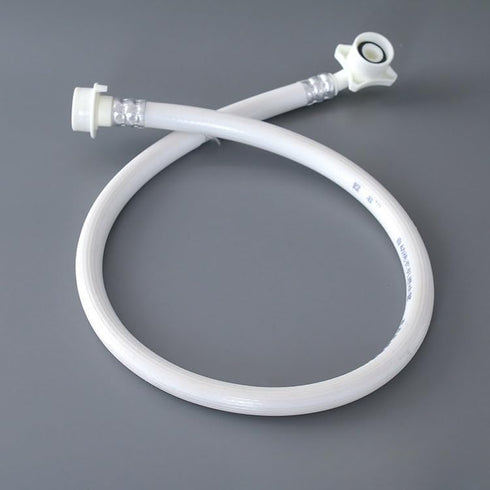 6.6FT 2-Meter Washing Machine Water Supply Pipe Extension, Fully Automatic Drum Inlet Hose with Steel Head