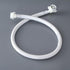 6.6FT 2-Meter Washing Machine Water Supply Pipe Extension, Fully Automatic Drum Inlet Hose with Steel Head