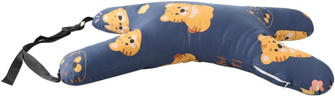 SIQITECHNO X-Shaped Car Travel Pillow for Cars Seat Kids Adults Head and Body Support Pillow Cartoon Neck Pillows Soft