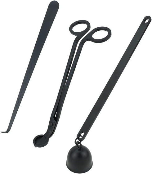 Candle Gift Set with Snuffer, Cutter, Wick Trimmers for Replacement Wicks