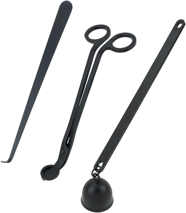 Candle Gift Set with Snuffer, Cutter, Wick Trimmers for Replacement Wicks