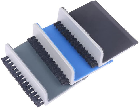 Black Kitchen Sink Squeegee Cleaner, Countertop Brush Wiper for Vegetable Cleaning in Home Kitchen Accessories