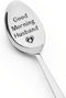 I Love You Gifts for Him, Good Morning Husband Spoon, Happy Birthday Gift for Husband from Wife, Ice Cream Serving