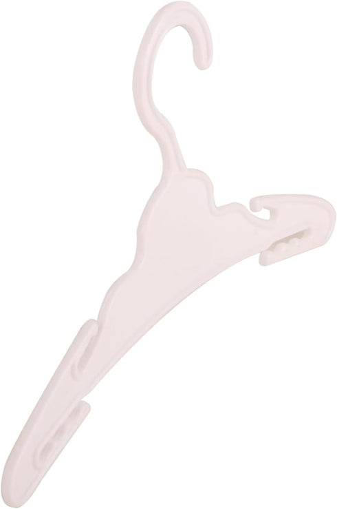 20 Pcs Doll Hangers for 18 inch Doll Clothes, Sturdy Accessories, Safe ABS Plastic (10 Pink and 10 White)