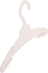 20 Pcs Doll Hangers for 18 inch Doll Clothes, Sturdy Accessories, Safe ABS Plastic (10 Pink and 10 White)