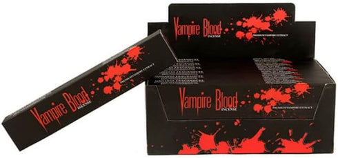 ATCUSA 12x 15g Nandita Vampire Incense Sticks + 100 Premium Cotton Wicks for Diya - Combo Offer
