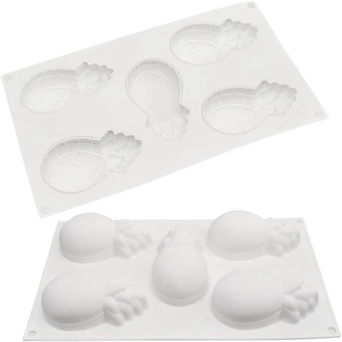 Silicone Cake Mold, Dessert Silicone Mold for Baking, Fondant Mould, Fruit Shape, Jelly Bakeware, 11.68x6.84x1.48 inch