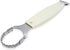 8 " Long Coconut Grater, Vintage White Plastic Handle, Traditional Thai Style Kitchen Tool, Stainless Steel Shredder