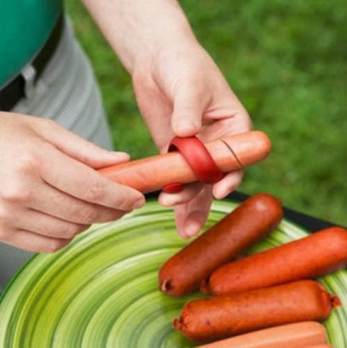 2PCS Spiral Hot Dog Slicers - Cyclone Barbecue Sausage Cutter Kitchen Tools for Home DIY BBQ Picnic Camping