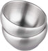 IMEEA Ice Cream Bowl Insulated 15oz Double Wall Soup Bowl, SUS304 Stainless Steel, Set of 2
