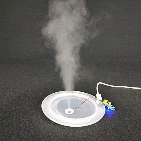 2PCS 16mm Ultrasonic Mist Maker Fogger Ceramics Discs, Atomizer Humidifier Accessories with Wire