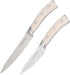 2-Piece Professional Kitchen Knife Set, Ultra Sharp High Carbon German Stainless Steel, Cream