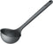 Zyliss Silicone Soup Ladle - Sustainable Wheatstraw/Nylon Ladles for Cooking, 12.5" x 3.7", Beluga Grey