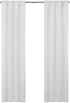 ECLIPSE Solid Minimalist Blackout Thermal Liner for Window Curtains, 2 Panels, 27" x 60", White