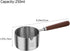 SHERCHPRY Small Pot with Oil Cooking Ladle, Reusable Saucepan for Stove Top Cooking