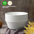 Cereal Bowl, Set of 8 Soup Bowls 36 Ounces Unbreakable Wheat Straw Bowls Microwave Dishwasher Safe Reusable Bowls for Kitchen Cereal Salad Soup Rice Noodle Oatmeal by DUOLUV