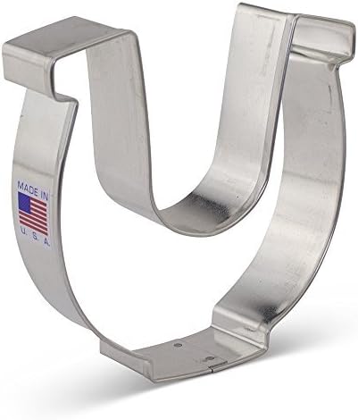Lucky Horseshoe Cookie Cutter, 4.25" - Made in USA by Ann Clark