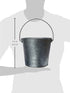 TableCraft Products GT87 Round Peanut Pail, Galvanized, 8" x 7"
