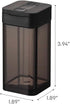 YAMAZAKI Home Spice Shaker Jar, Seasoning Container Bottle, Plastic, One Size, Black