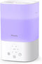 Pharata Humidifiers for Bedroom Home, 3.5L Top Fill Air Cool Mist Humidifiers