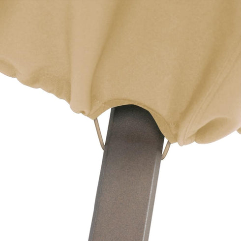 26 Inch Classic Accessories Terrazzo Water-Resistant High Back Patio Chair Cover, Outdoor Chair Covers
