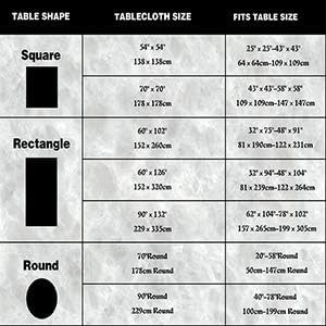 GEFEII Kitchen Black Tablecloth 70 inch Round Solid Polyester Table Cloth for Wedding Party Restaurant Banquet