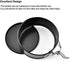 Tellshun 4 Inch Springform Pan Set, 4 Pieces Round Nonstick Bakeware for Mini Cheesecakes, Pizzas, Quiches