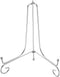 HOMSFOU Iron Plate Stand, Silver Easel Display Holder for Picture Frame, Photo Showing Rack