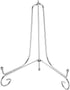 HOMSFOU Iron Plate Stand, Silver Easel Display Holder for Picture Frame, Photo Showing Rack