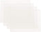 Waterproof Silicone Placemats, Non-Stick Baking Mat for Kids, Heat Resistant Countertop Protector Pads (Clear, 3pack)