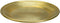 Serene Spaces Living 12" Brass-Look Aluminum Round Tray, Handcrafted in India, Decorative