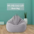 KODENG 100x120cm) Large Small Lazy Sofas Cover Chairs Without Filler Linen Cloth Lounger Seat Bean Bag Pouf Puff Couch