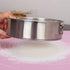 40 9.84 inch 1.97 inch Falytemow Flour Sifter Round Flour Sieve Strainer with Mesh Premium Rustproof Stainless Steel