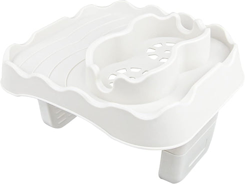 MININAI Hot Tub Side Table Tray with 2 Cup Holders, Foldable Drink Holder