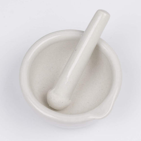 6ml Porcelain Pepper Mill, Mortar Pestle, Garlic Spice Grinder, DIY Kitchen Gadget, Pugging Pot, Herbs Bowl Mill Crusher