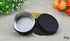 Aluminum Metal Tin 1oz/30ml - Black Round Tin Cans with Screw Top Lid, Pack of 10