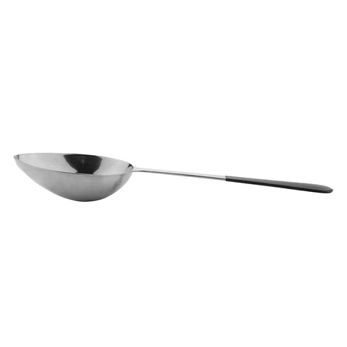 G.E.T. Enterprises 8 oz. Stainless Steel Solid Spoon, Cool-Grip Handle, Dishwasher Safe