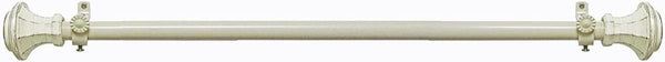 Decorative Window Curtain Rods with Finials - 28 to 48 Inches, Buono II, Carson Series