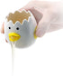 LuoCoCo Cute Egg Separator, Ceramics Vomiting Chicken Egg Yolk White Separator, Kitchen Gadget Baking Tool (Yellow)